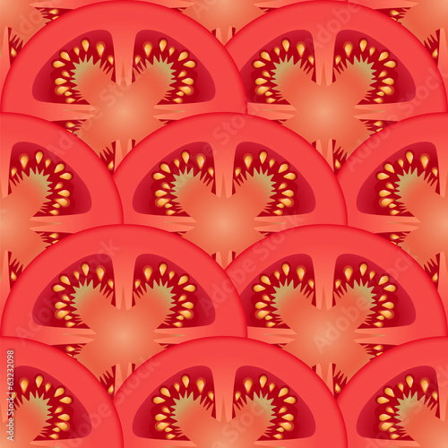 Sliced tomato vegetables