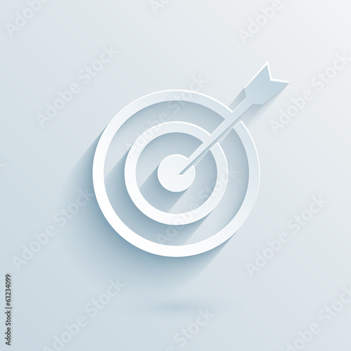 flat paper target