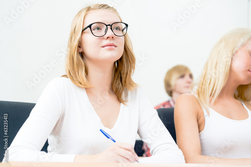 students in the classroom