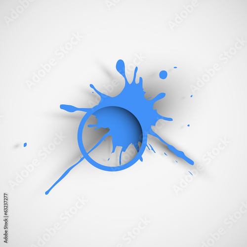 Grunge splatter banner