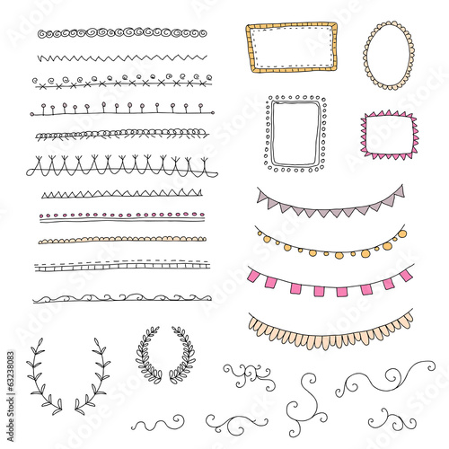 Vector Illustration of Abstract Design Elements