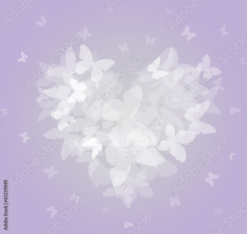 Butterfly heart