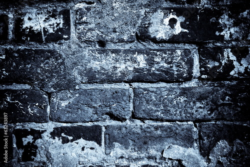 Vintage background - brickwork, night