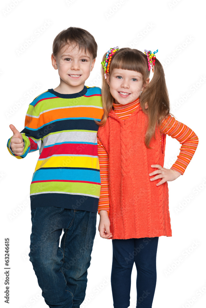 Two fashion preschoolers Two fashion preschoolers