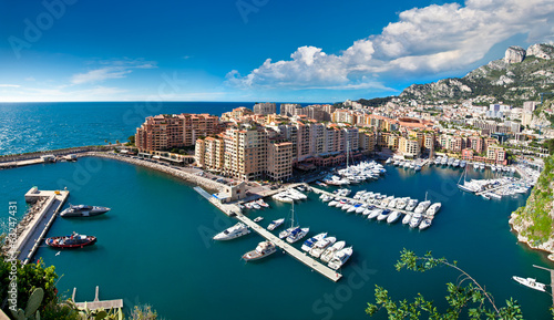Panoramic view of Monte Carlo harbour #63247431