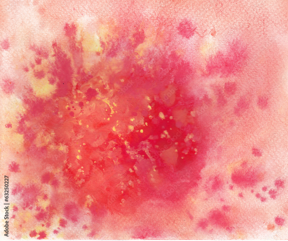 Obraz premium Abstract watercolor art hand paint