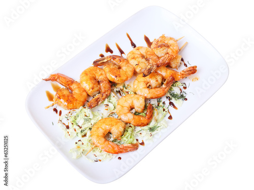 shrimps shashlik
