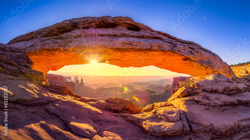 Slika na platnu Mesa Arch Panorama