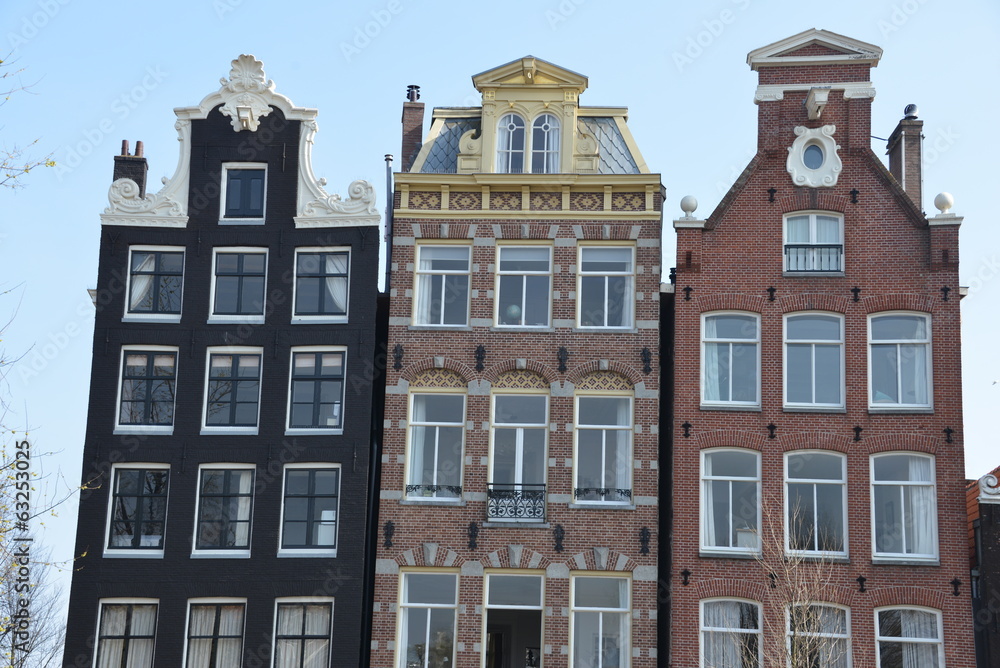 Amsterdam houses, Holland
