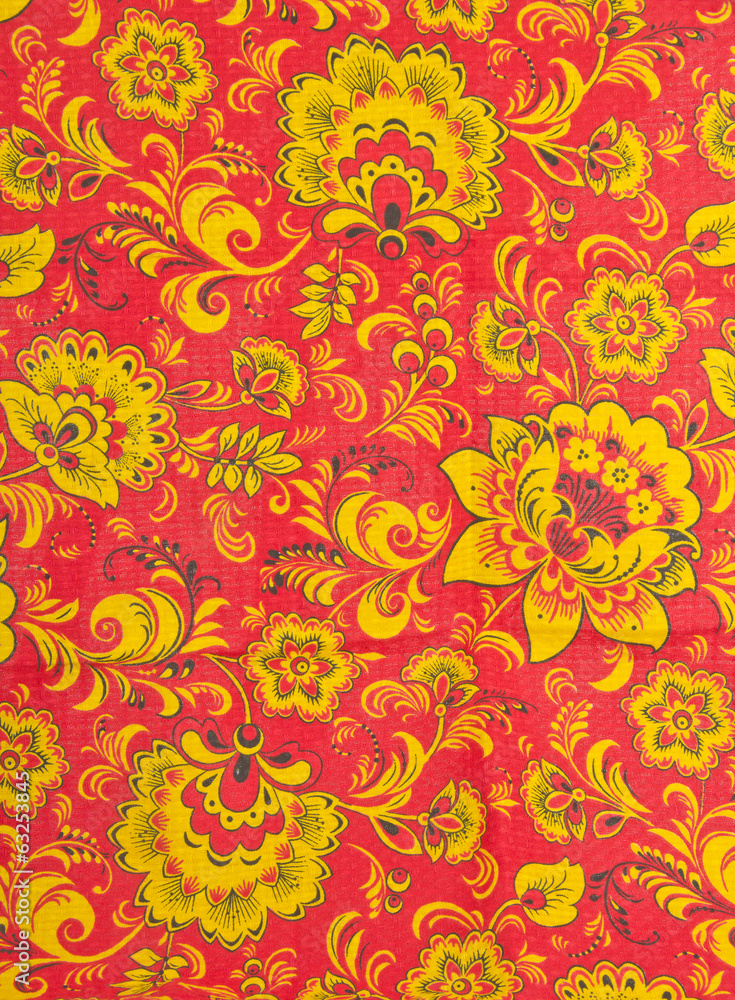 Russian floral pattern