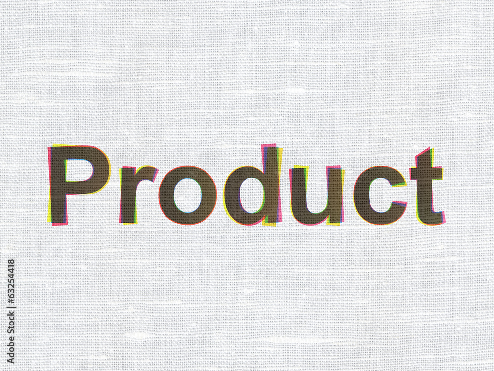Marketing concept: Product on fabric texture background Marketing concept: Product on fabric texture background