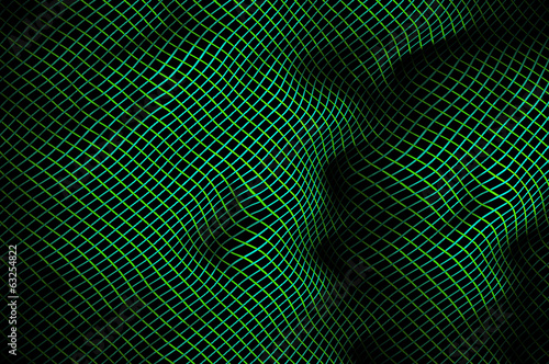 Bending highlighted mesh pattern C. Abstract background. photo