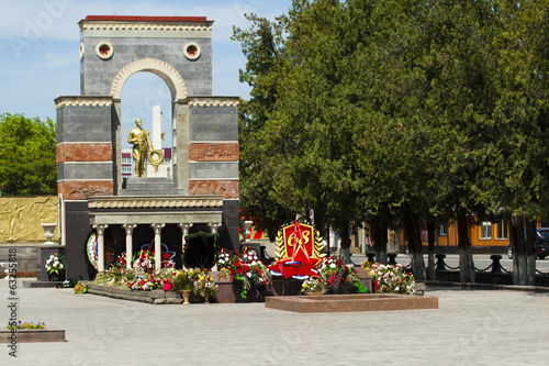 Plakat w ramie Памятник воинам, погибшим в Великой Отечественной Войне