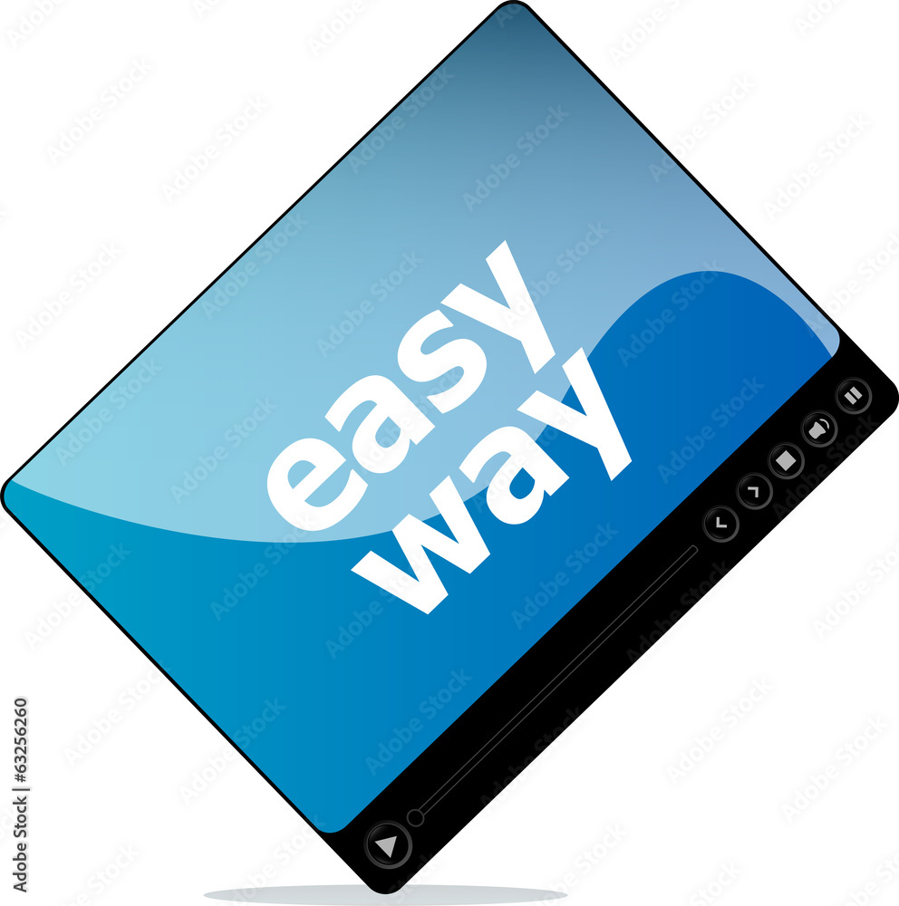 Video player for web with easy way word Video player for web with easy way word