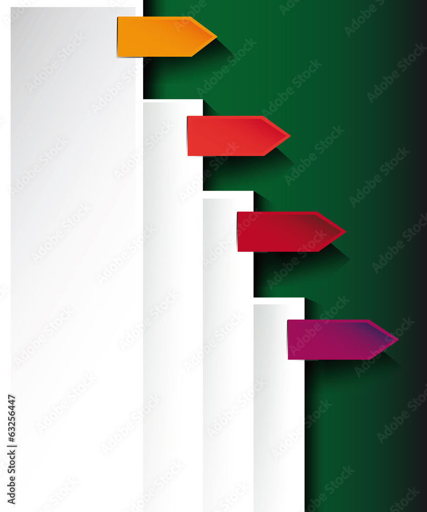 four notepad sheet with colored notes four notepad sheet with colored notes