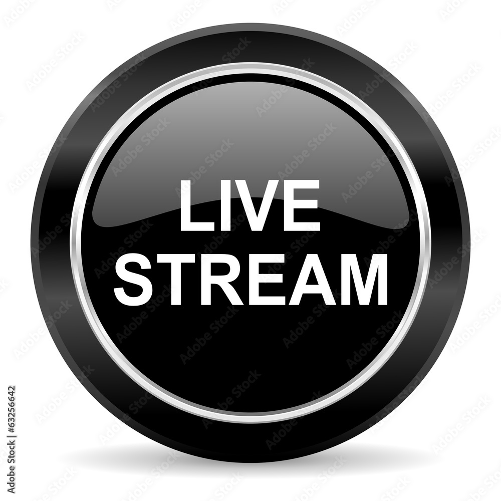 Fototapeta premium live stream icon