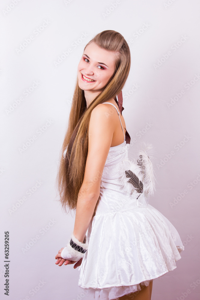 Portrait of a beautiful young woman Portrait of a beautiful young woman