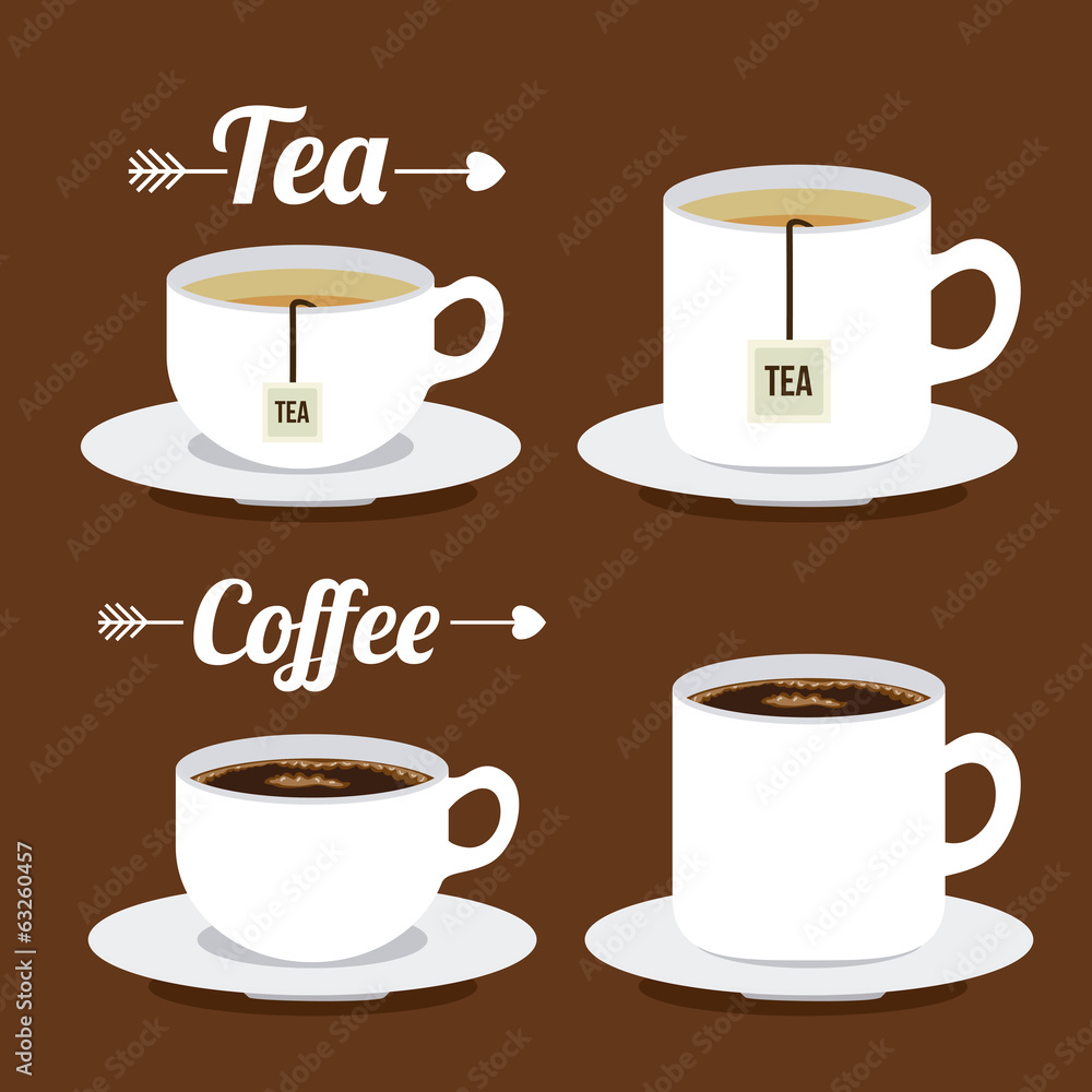 Obraz premium Coffee and tea time