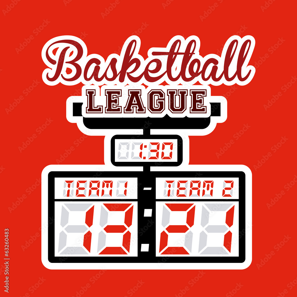 Fototapeta premium Basketball design