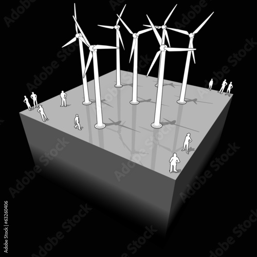 Wind turbines diagram