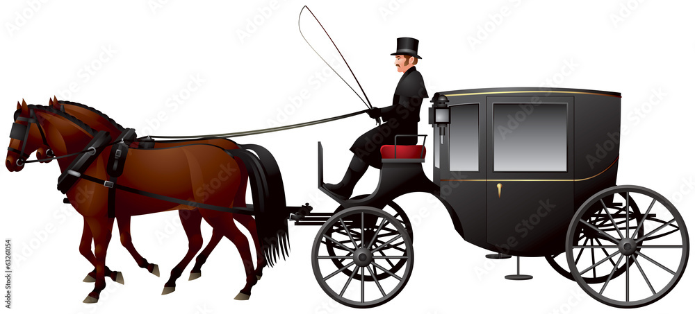 Obraz premium Carriage, a Clarence or Growler