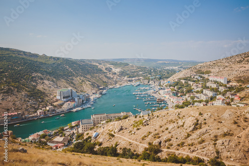 Balaklava town and Bay