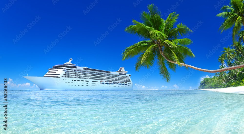 Cruise Ship - obrazy, fototapety, plakaty 