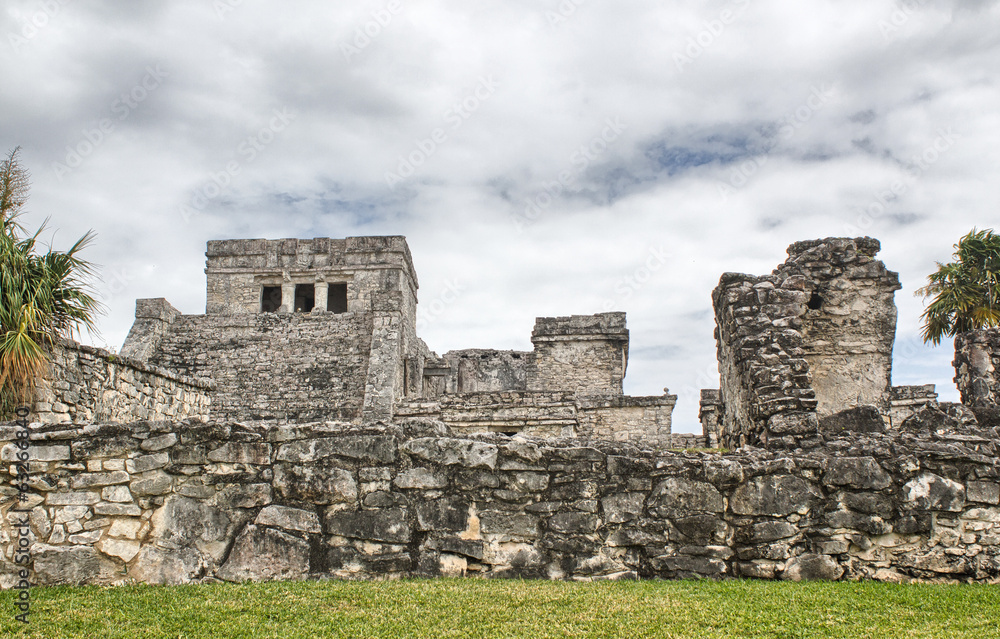 Mexican city of Tulum - Mayan Ruins Mexican city of Tulum - Mayan Ruins