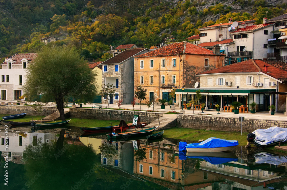 Crnojevica village on the river, Montenegro