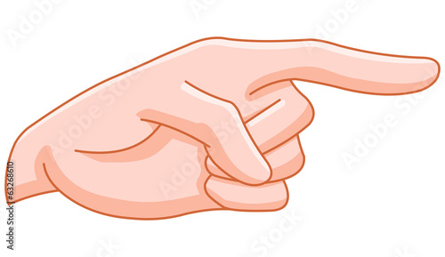 Pointing finger
