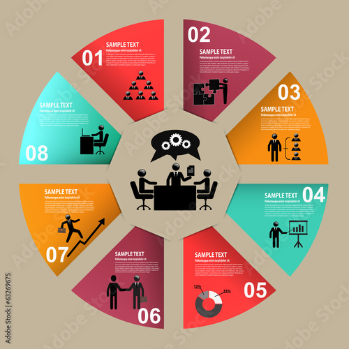 Infographic vector