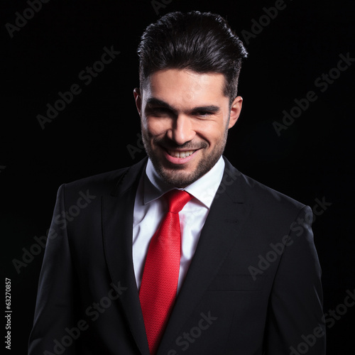 фотографія business man with evil smile