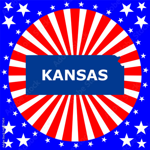 map of the U.S. state of Kansas