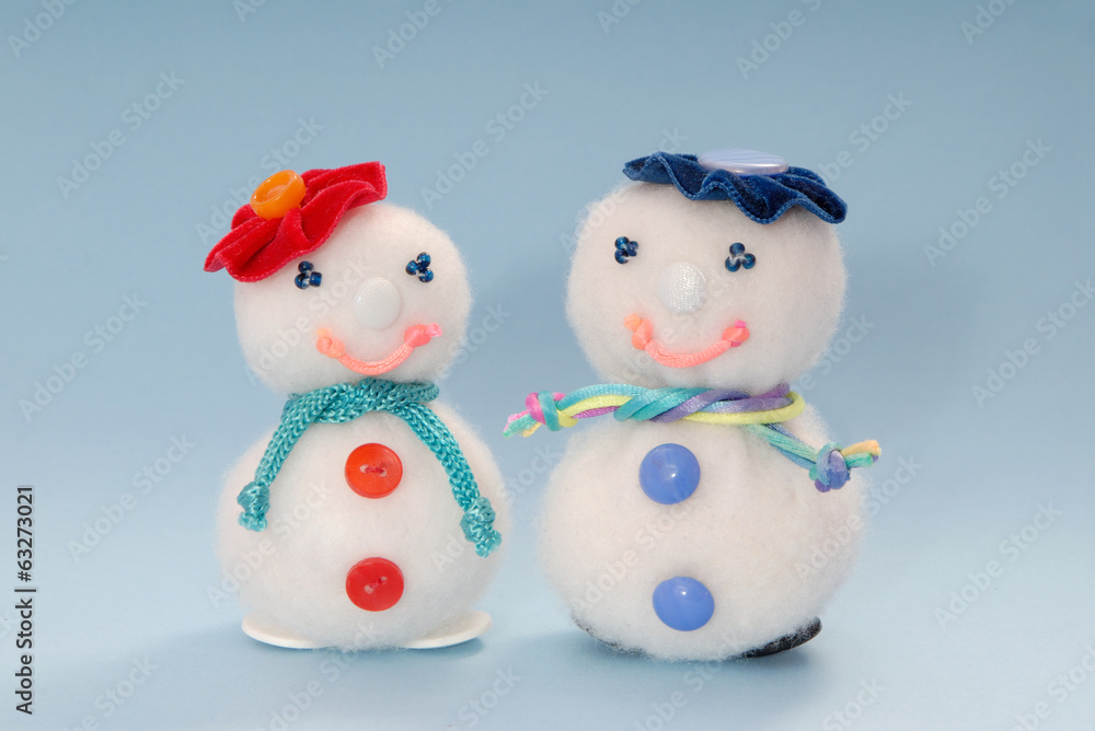 couple of syntepon snowmen couple of syntepon snowmen