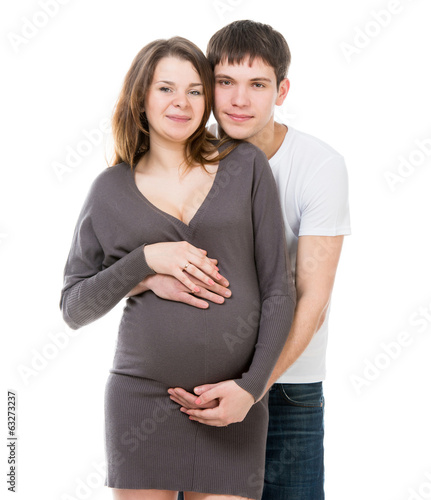 man and a pregnant woman © Ievgen Skrypko