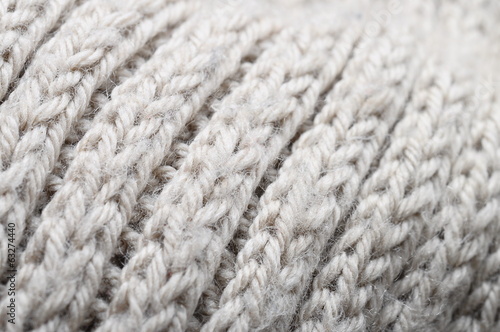 Handmade knitted wool texture