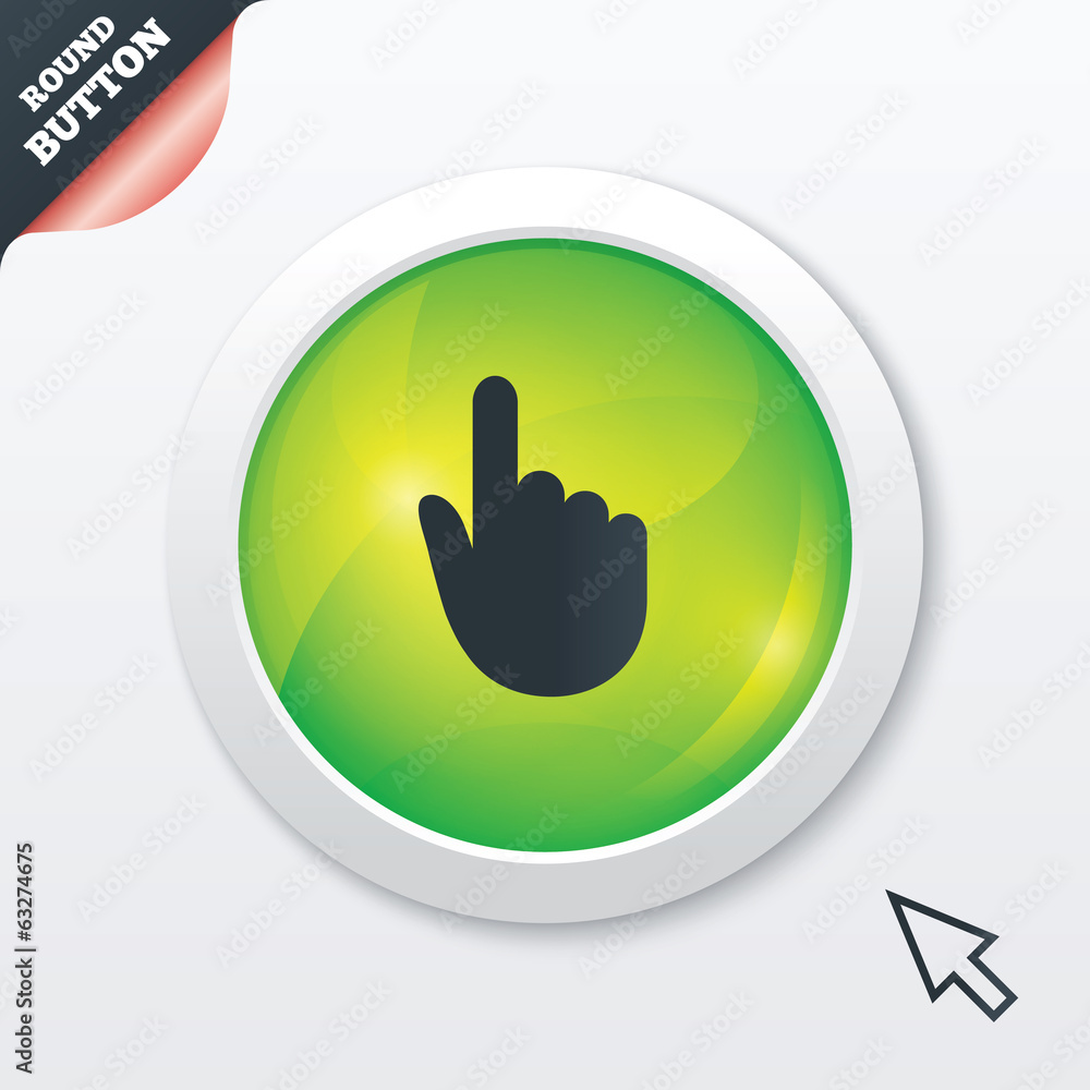 Hand cursor sign icon. Hand pointer symbol. Hand cursor sign icon. Hand pointer symbol.