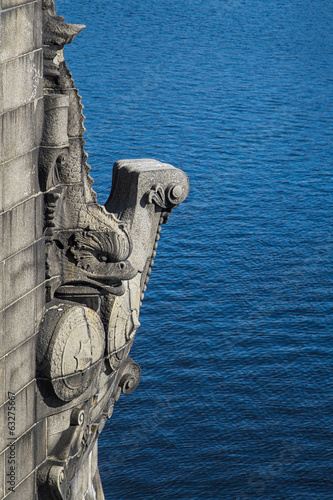 Obraz na płótnie Bridge gargoyle