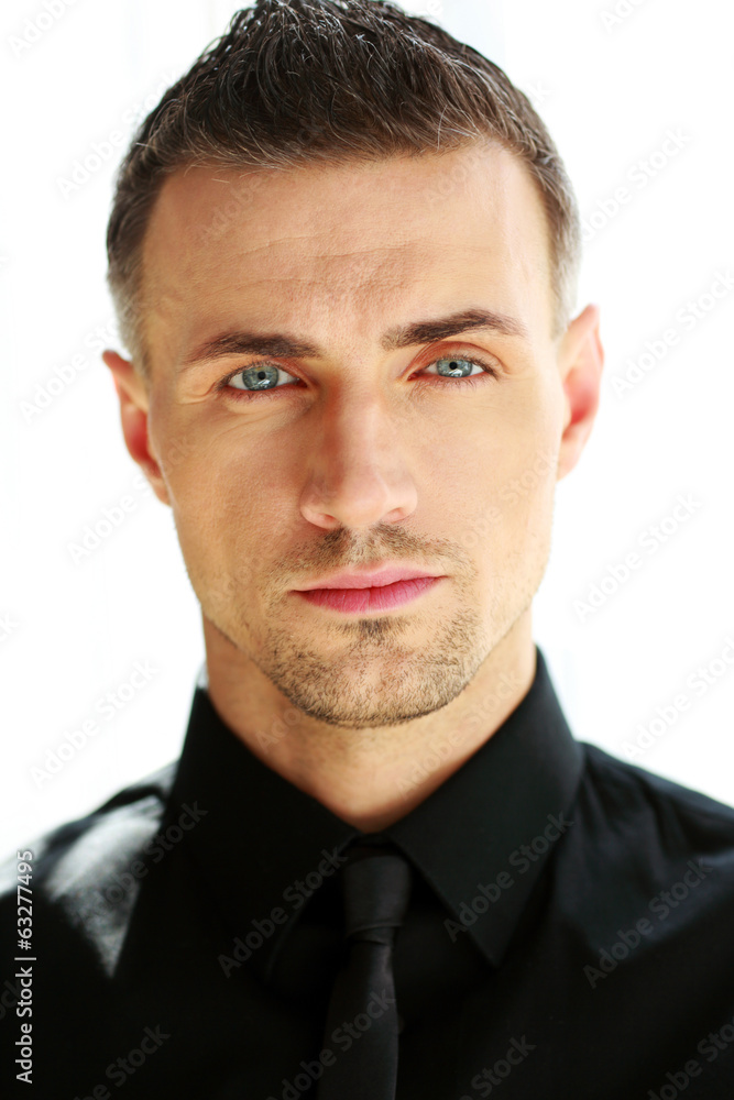 Closeup portrait of a confident businessman Closeup portrait of a confident businessman