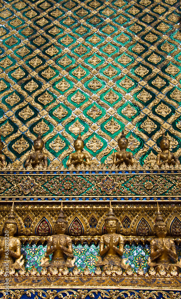 Creative glass Background at Grand Palace, Bangkok, Thailand. Creative glass Background at Grand Palace, Bangkok, Thailand.
