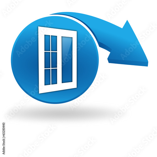 fenêtre sur bouton bleu pour tous secteurs