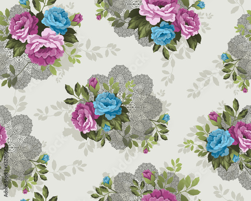 floral seamless pattern