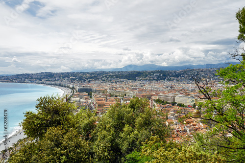 Aerial view towards the Nice, France © marek_usz