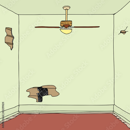 Damaged Walls