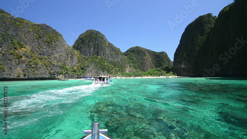 Phi Phi island on the way to the Maya bay