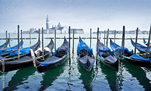 Venice gondolas