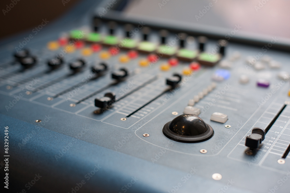 Large Music Mixer desk Large Music Mixer desk
