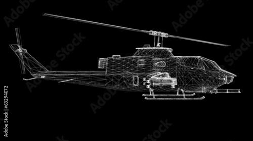 military helicopter