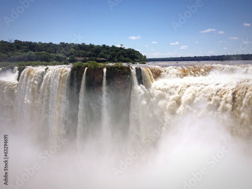 Devil s throat  Iguazu falls  view from Argentina