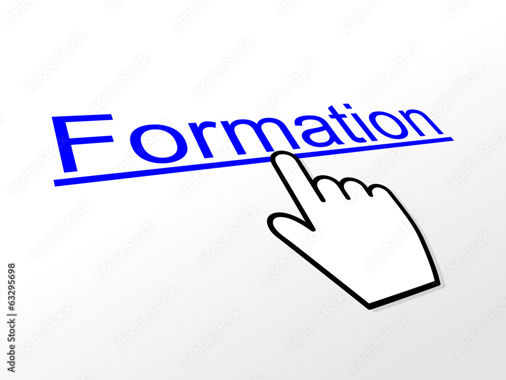 Lien Hypertexte Formation Etudes Education Stage Cliquer Ici Stock Illustration Adobe Stock